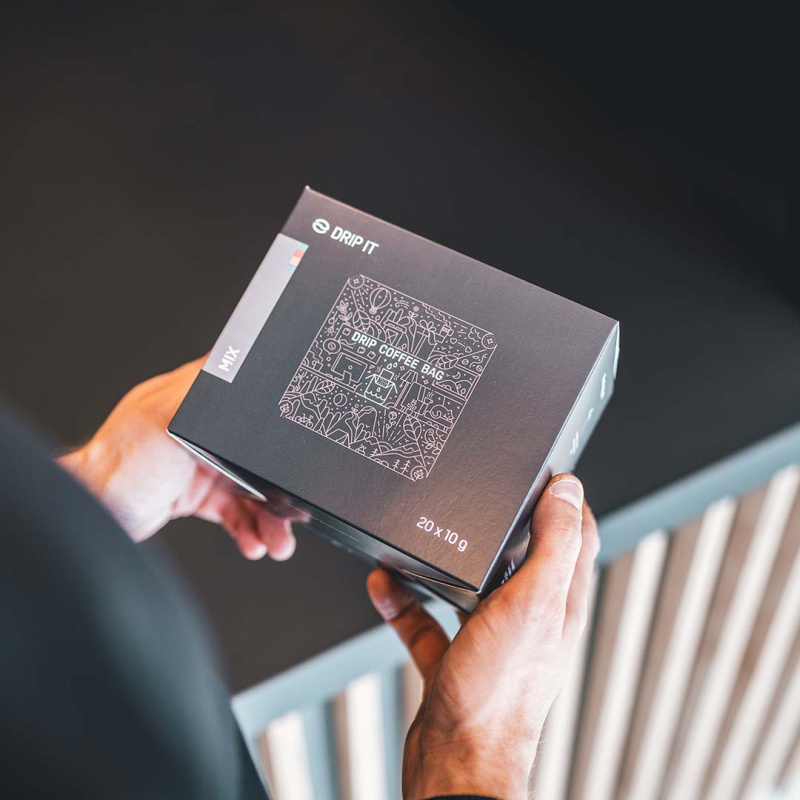 Drip it Ochutnávkové balení kávy ve filtru Množství v balení: 20 káv