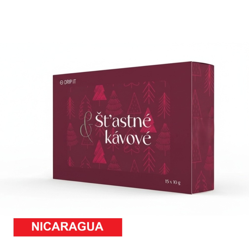 Vánoční edice kávy ve filtru – Nicaragua 15 káv