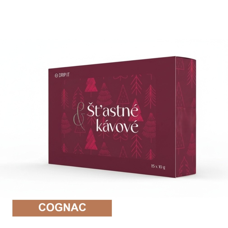 Vánoční edice kávy ve filtru – Koňaková specialita 15 káv