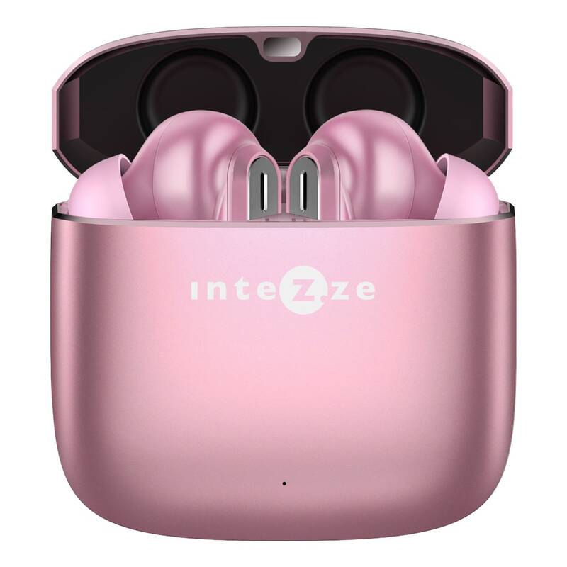 Bezdrátová sluchátka Intezze CLIQ / Bluetooth 5.2 / výdrž 40 hod. /  růžová Varianta: ivi1