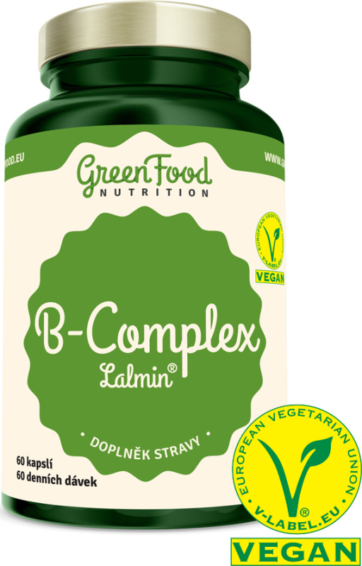 GreenFood B-Komplex Lalmin 60 kapslí