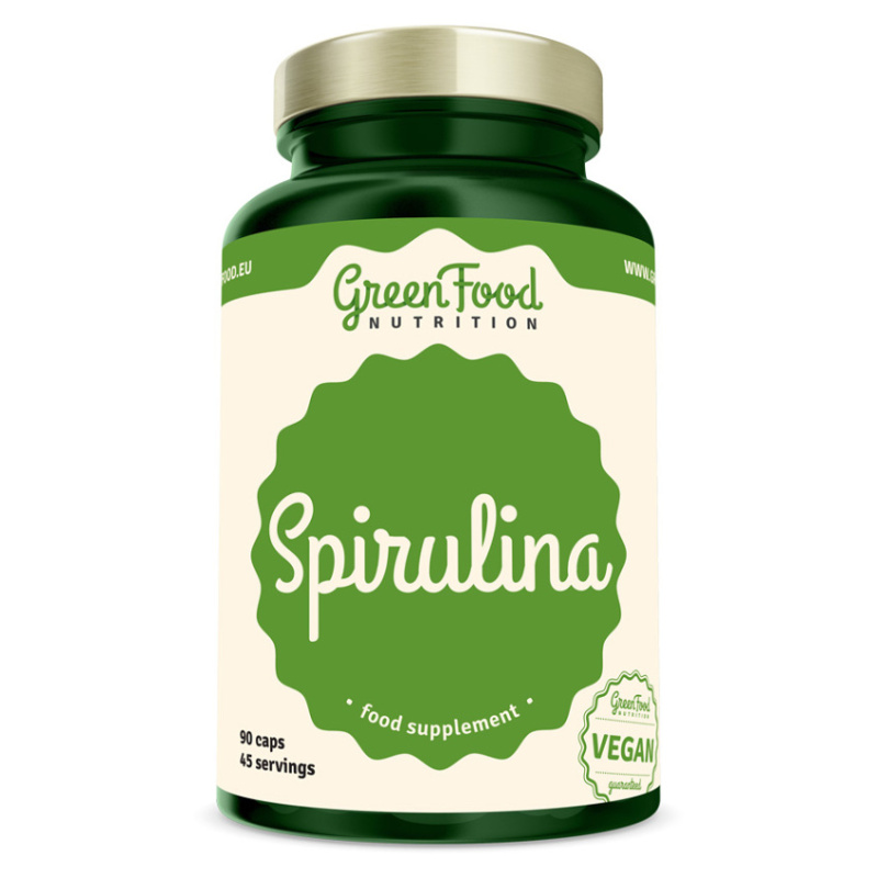 GreenFood Spirulina 90 kapslí
