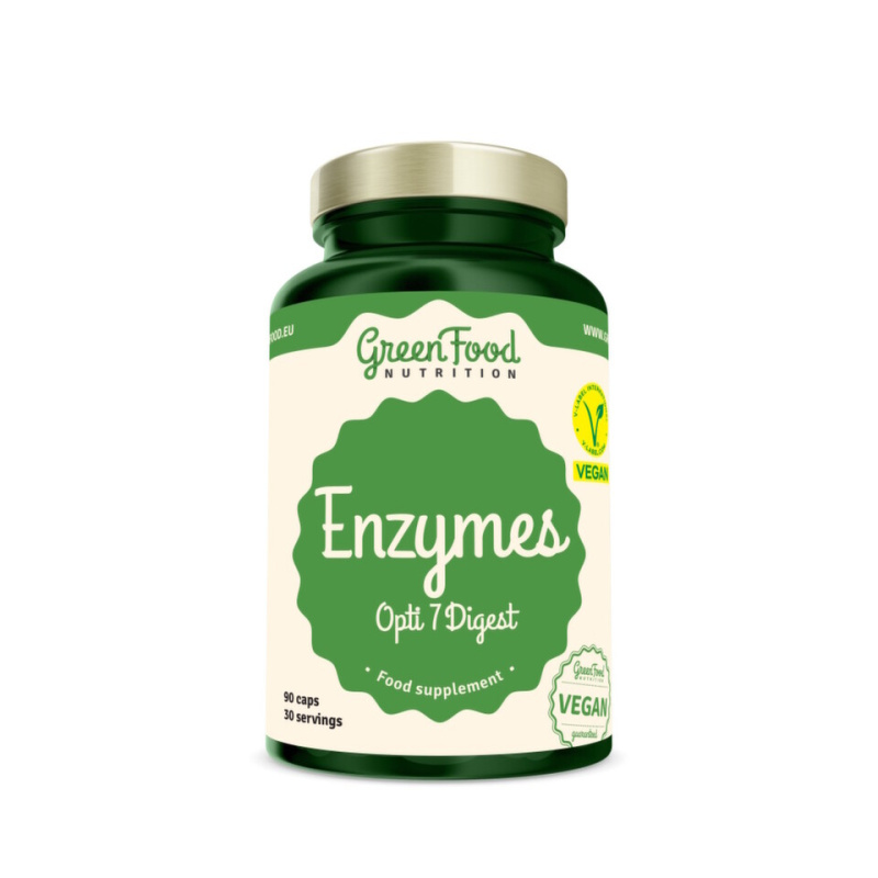 GreenFood Enzymy Opti7 Digest 90 kapslí