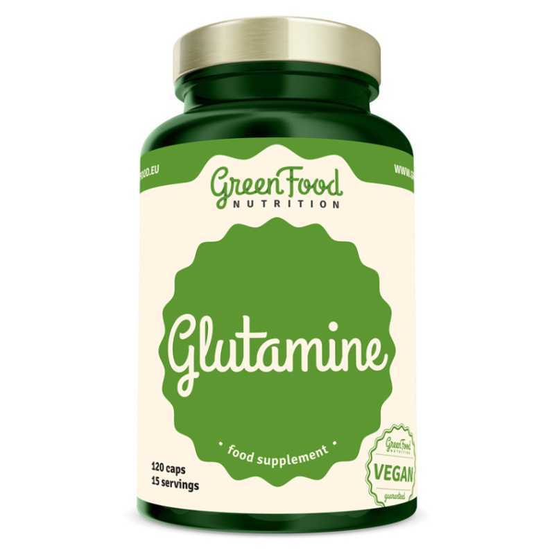 GreenFood Glutamin 120 kapslí