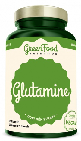 GreenFood Glutamin 120 kapslí