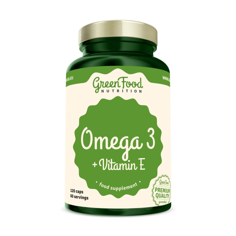 GreenFood Omega 3 120 kapslí