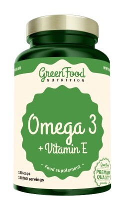 GreenFood Omega 3 120 kapslí