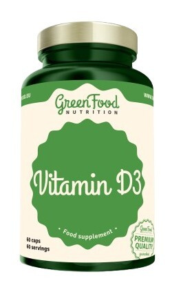GreenFood Vitamin D3 60 kapslí