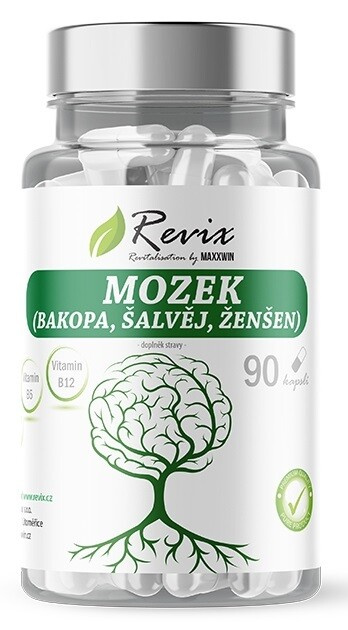 Revix Mozek (bakopa, šalvěj, ženšen) 90 kapslí