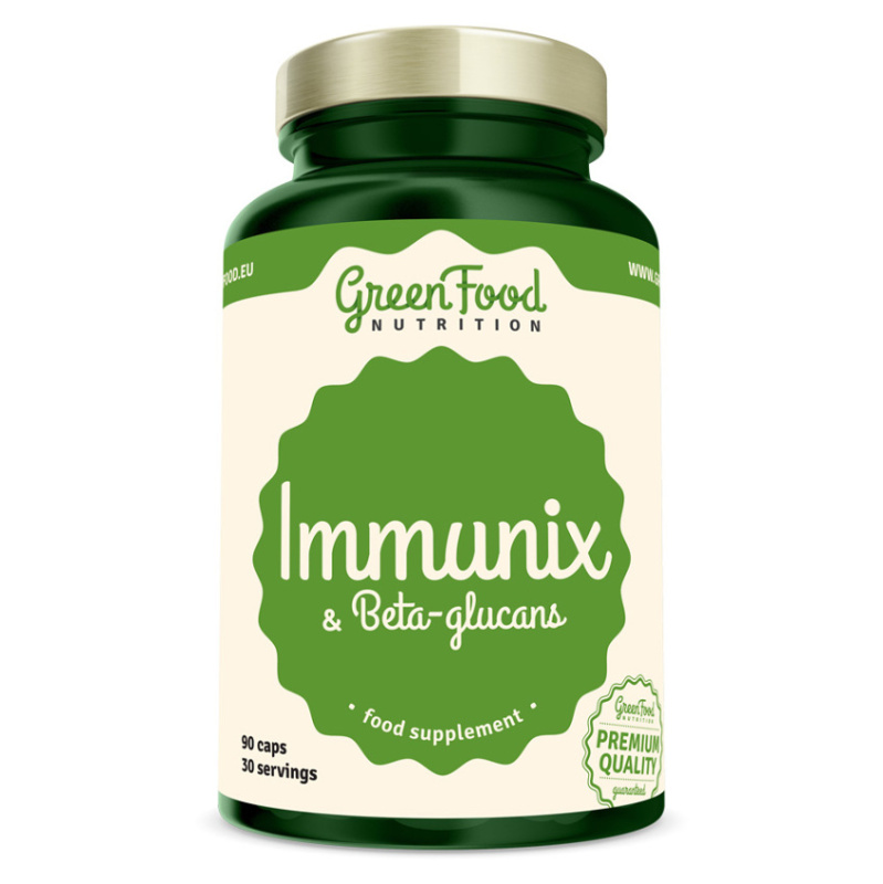GreenFood Nutrition Immunix & Beta-glucans 90 kapslí