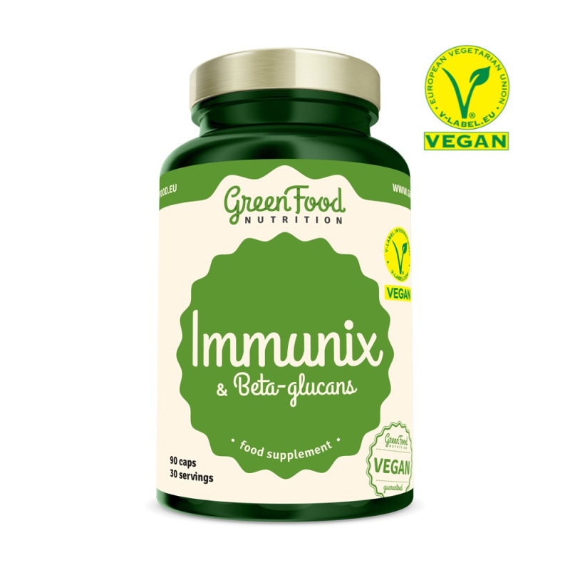 GreenFood Nutrition Immunix & Beta-glucans 90 kapslí