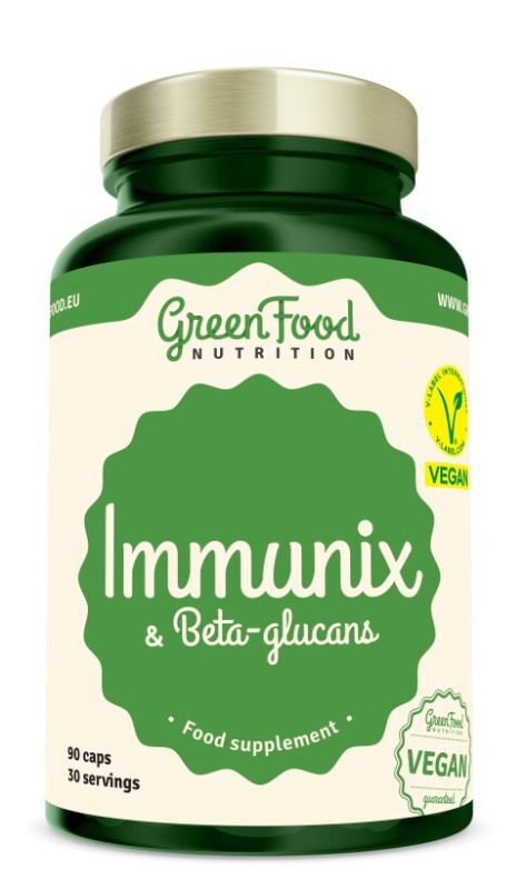 GreenFood Nutrition Immunix & Beta-glucans 90 kapslí