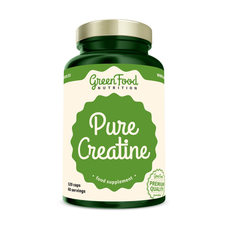 GreenFood Nutrition Pure Creatine 120 kapslí
