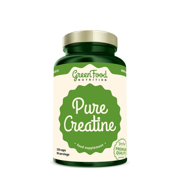 GreenFood Nutrition Pure Creatine 120 kapslí