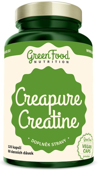 GreenFood Nutrition Pure Creatine 120 kapslí