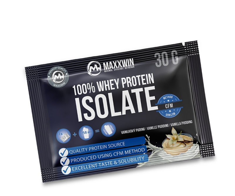MAXXWIN ISO PROTEIN 90 30 g - vanilkový puding