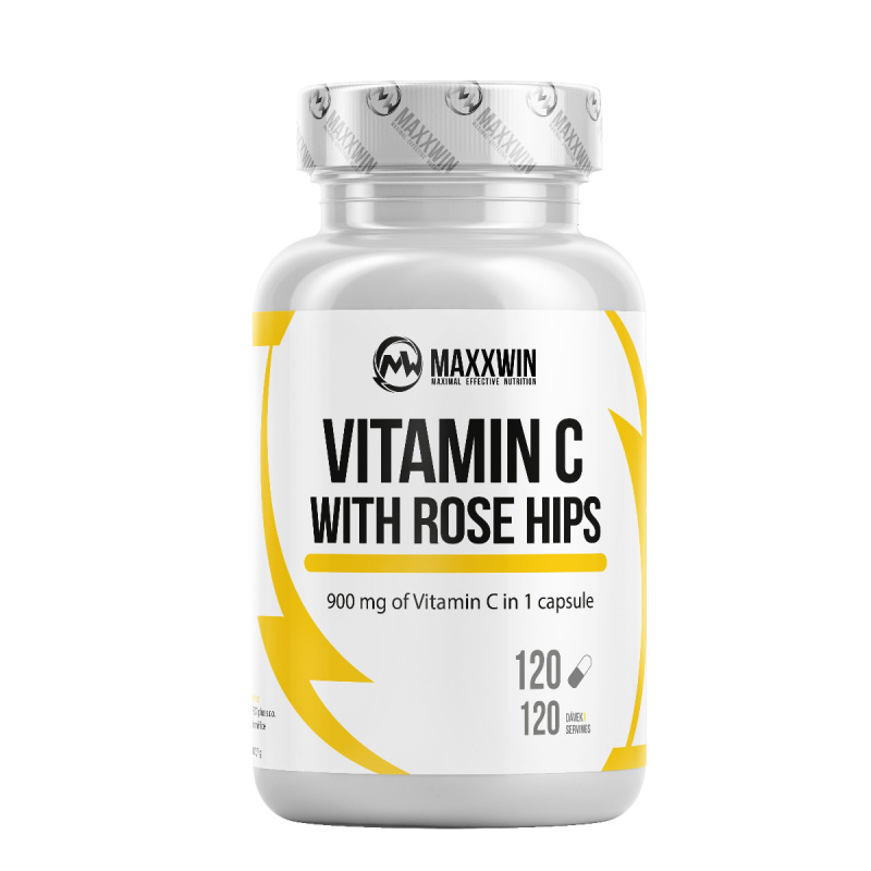 MAXXWIN Vitamín C 900 se šípky 120 kapslí