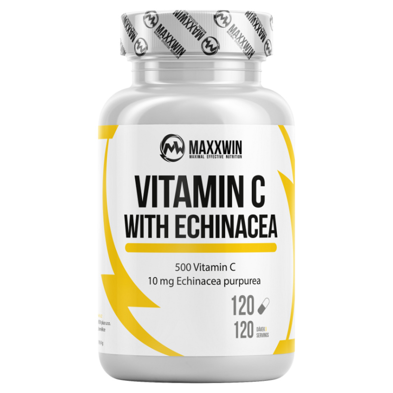 MAXXWIN Vitamin C 500 mg s Echinacea 120 kapslí