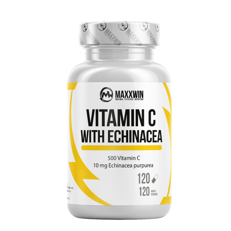 MAXXWIN Vitamin C 500 mg s Echinacea 120 kapslí