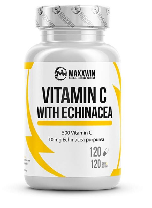 MAXXWIN Vitamin C 500 mg s Echinacea 120 kapslí