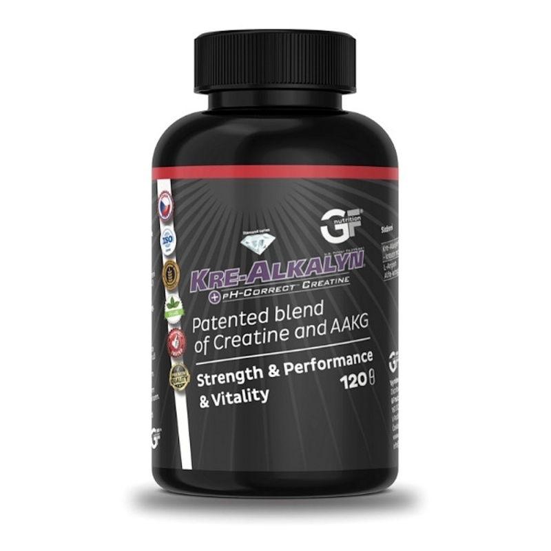 GF NUTRITION Kre-alkalyn + AAKG 120 kapslí