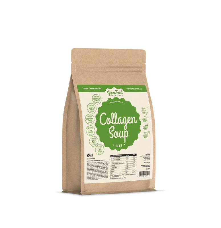 GreenFood Nutrition Kolagenová polévka hovězí 207 g