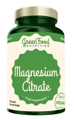 GreenFood Magnesium Citrate 90 kapslí