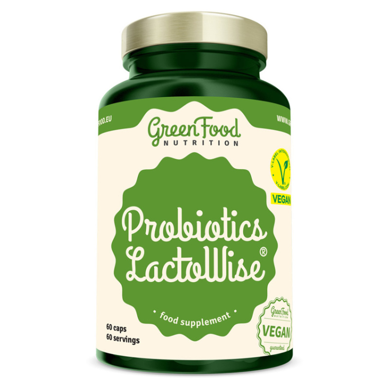 GreenFood Probiotics LactoWise 60 kapslí