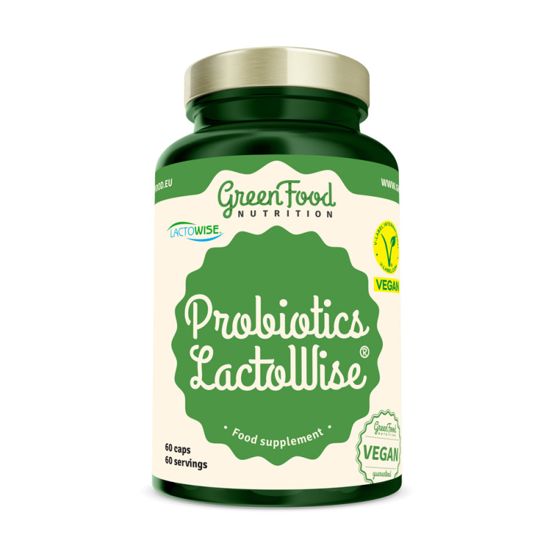 GreenFood Probiotics LactoWise 60 kapslí