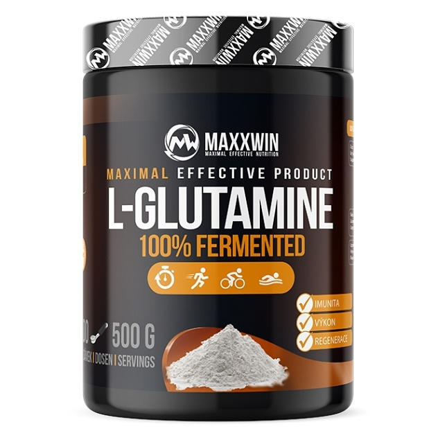 MAXXWIN L-Glutamine 100% Fermented 500 g - bez příchuti