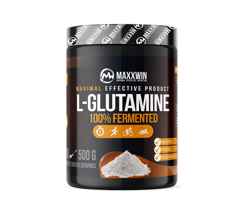 MAXXWIN L-Glutamine 100% Fermented 500 g - bez příchuti