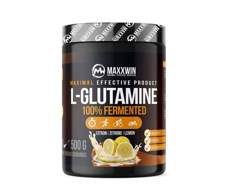 MAXXWIN L-Glutamine 100% Fermented 500 g - citron