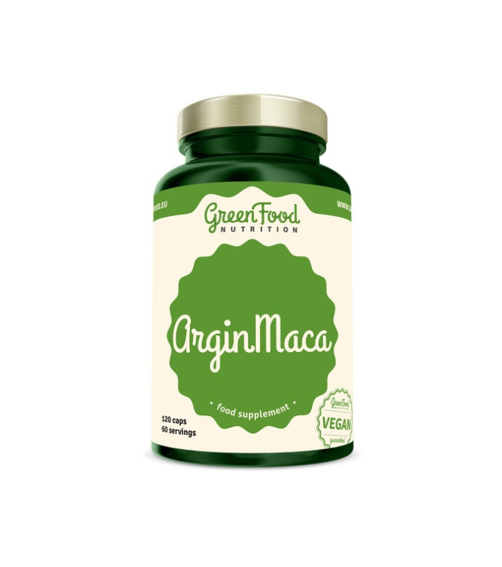GreenFood ArginMaca 120 kapslí