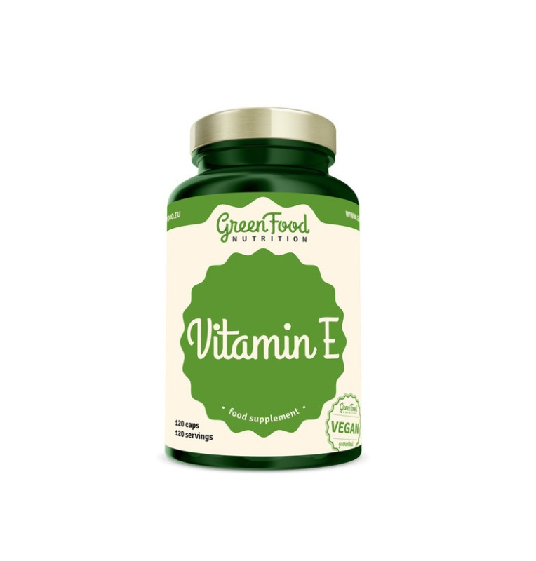 GreenFood Vitamin E 120 kapslí