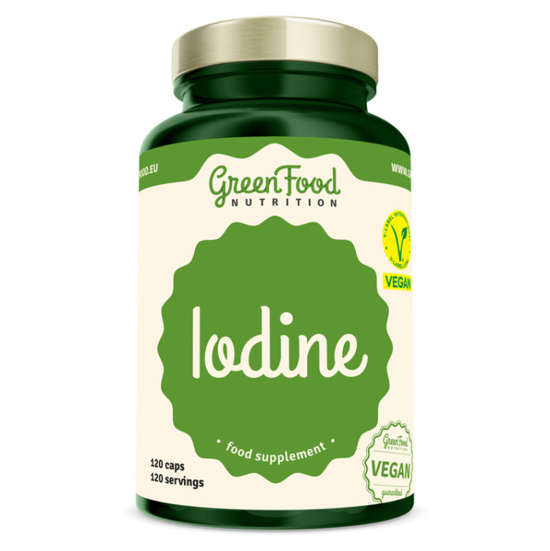 GreenFood Nutrition GreenFood Jód, 120 ks