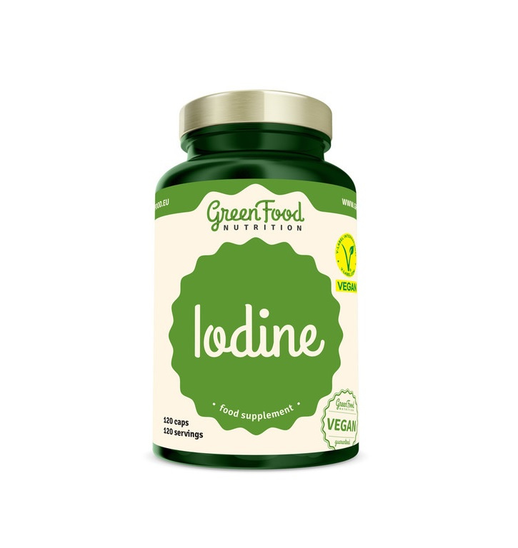 GreenFood Nutrition GreenFood Jód, 120 ks