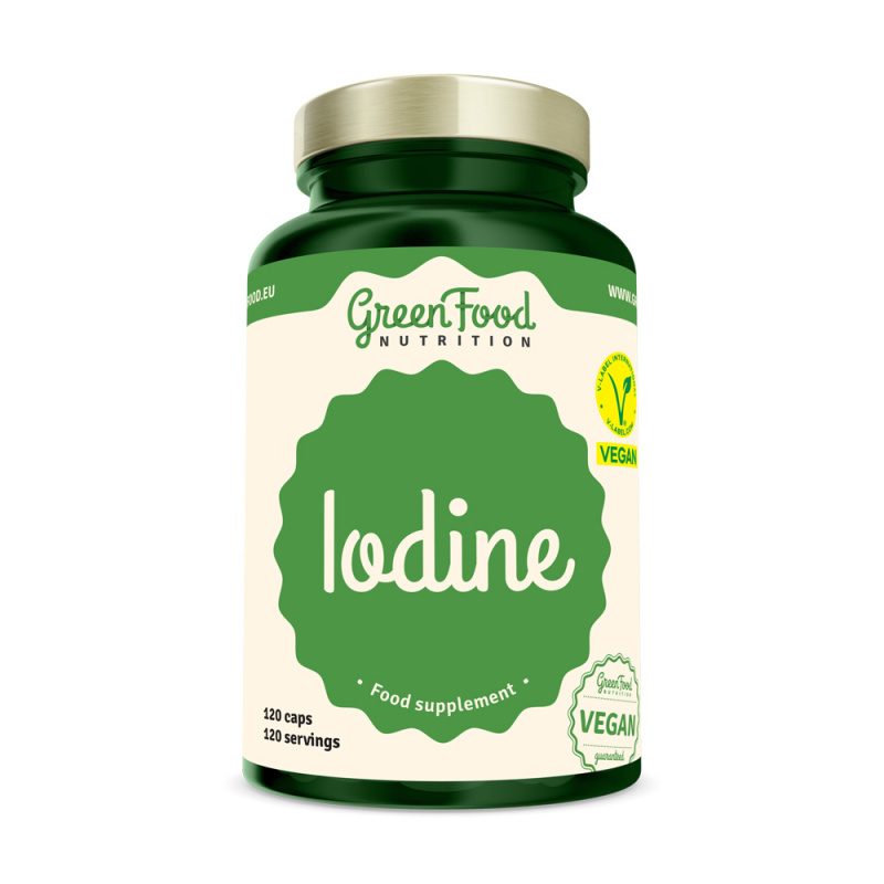 GreenFood Nutrition GreenFood Jód, 120 ks