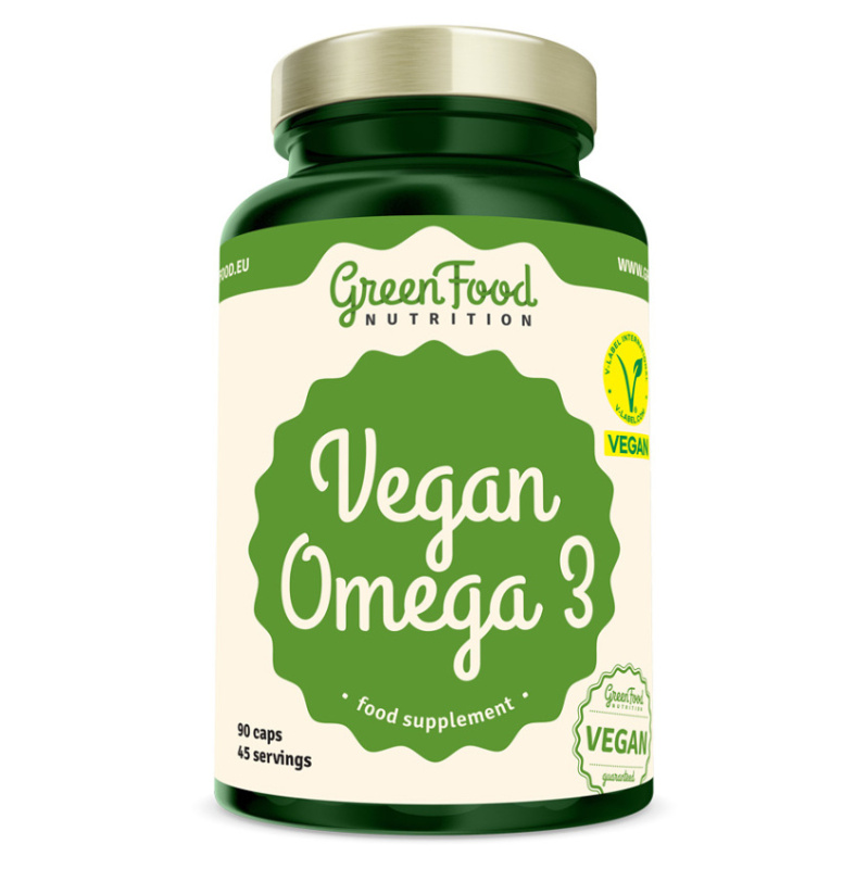 GreenFood Vegan Omega 3 90 kapslí