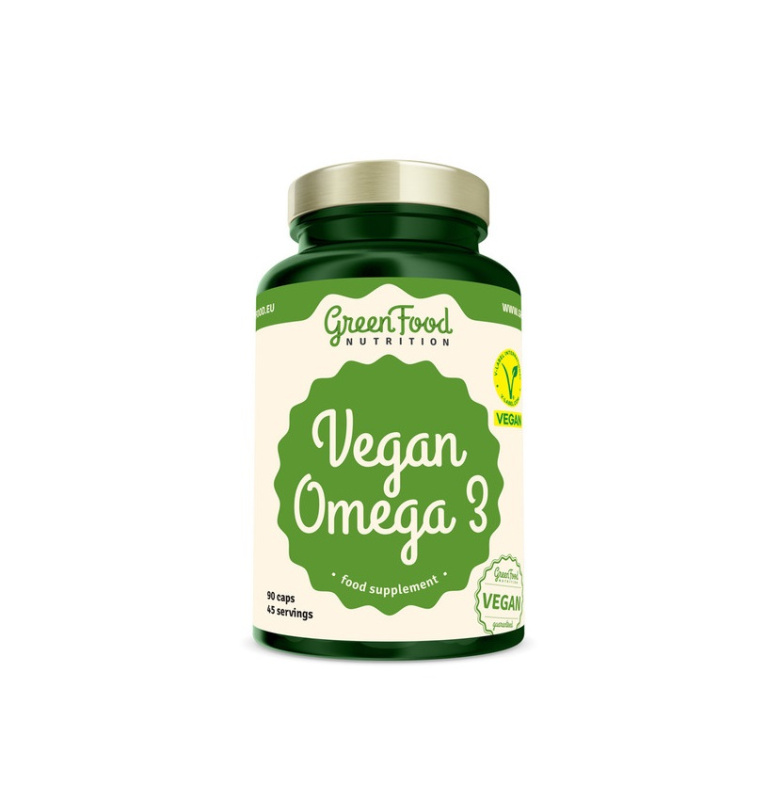 GreenFood Vegan Omega 3 90 kapslí