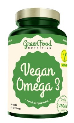 GreenFood Vegan Omega 3 90 kapslí