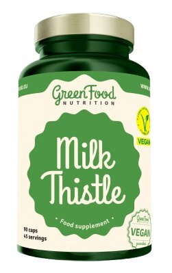 GreenFood Milk Thistle (Ostropestřec) 90 kapslí