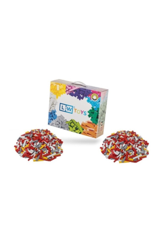 L-W Toys Hasičský set 2000 ks lehký + těžký