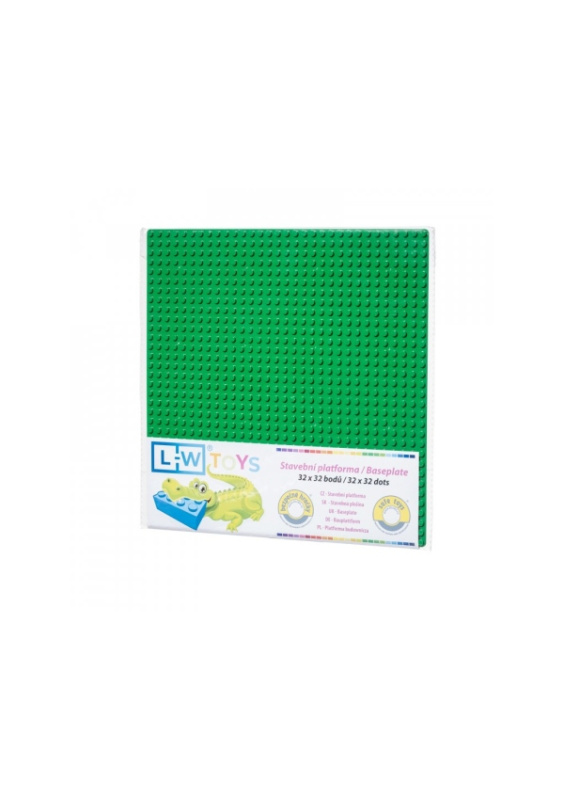 L-W Toys Základová deska 32x32 tmavě zelená