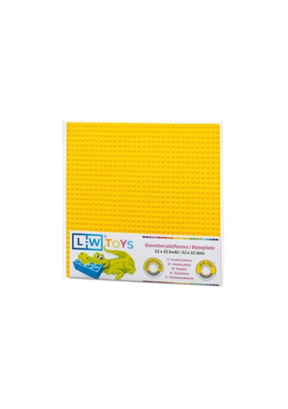 L-W Toys Základová deska 32x32 žlutá