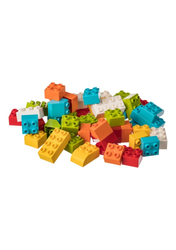 L-W Toys Sada kostek pro nejmenší stavitele 1. 50 ks