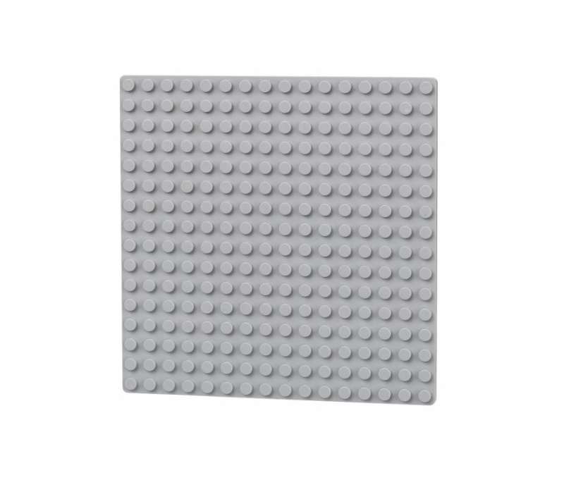L-W Toys Oboustranná deska 16x16 světle šedá
