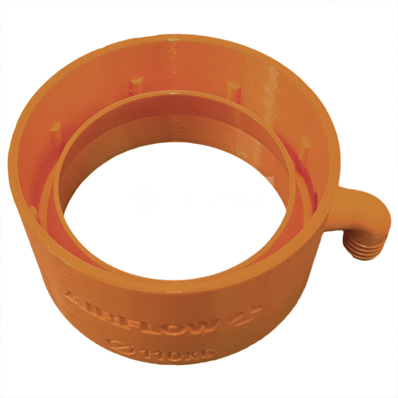 Záchyt kondenzátu, okruží Airflow 125 mm oranžová