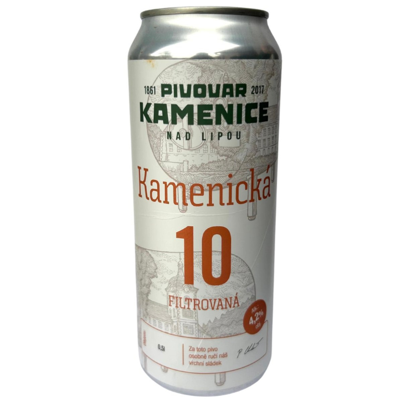 Kamenice 10° plech
