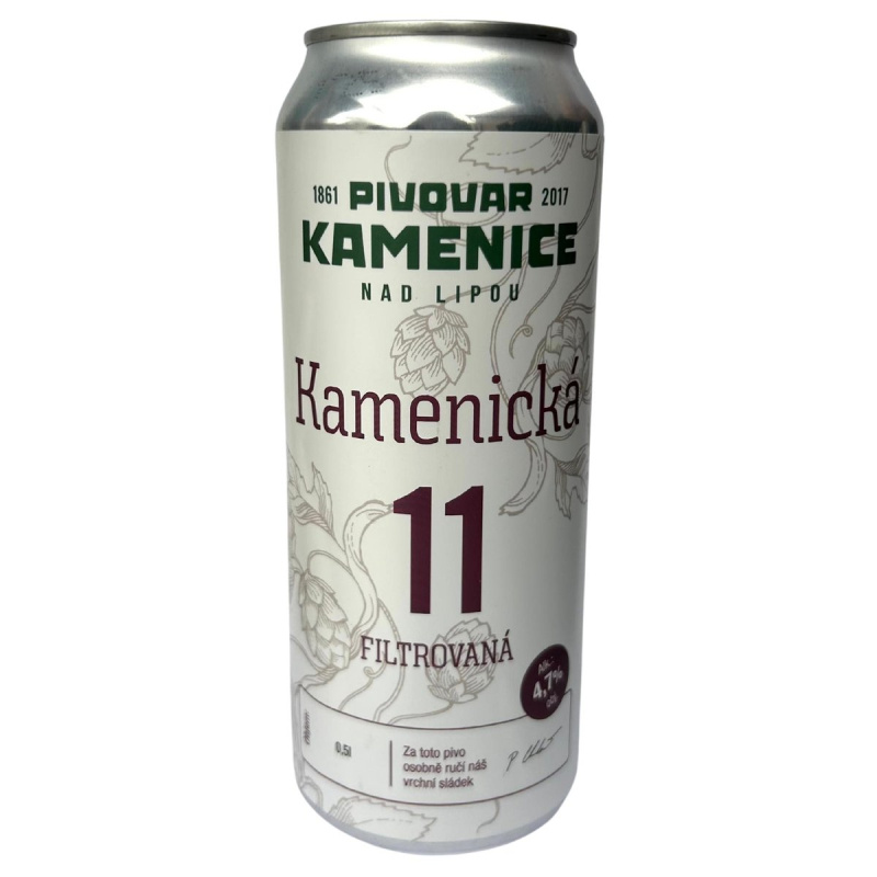 Kamenice 11° plech