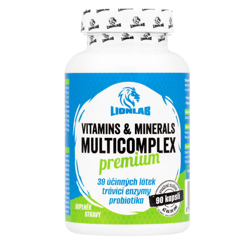 Lionlab: Vitamins & Minerals Premium Multicomplex, 90 cps